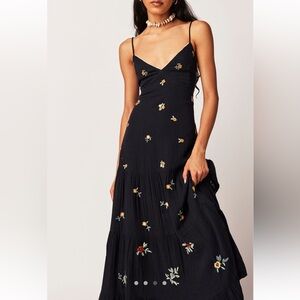 Free People Hibiscus Tiered Maxi Dress